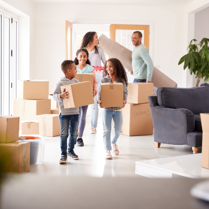 Family moving in
